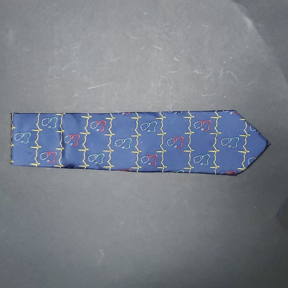 Avery Medical Fashions Blue Necktie